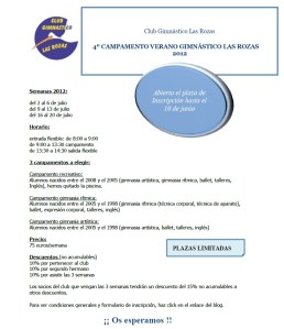 Campamento de Verano 2012